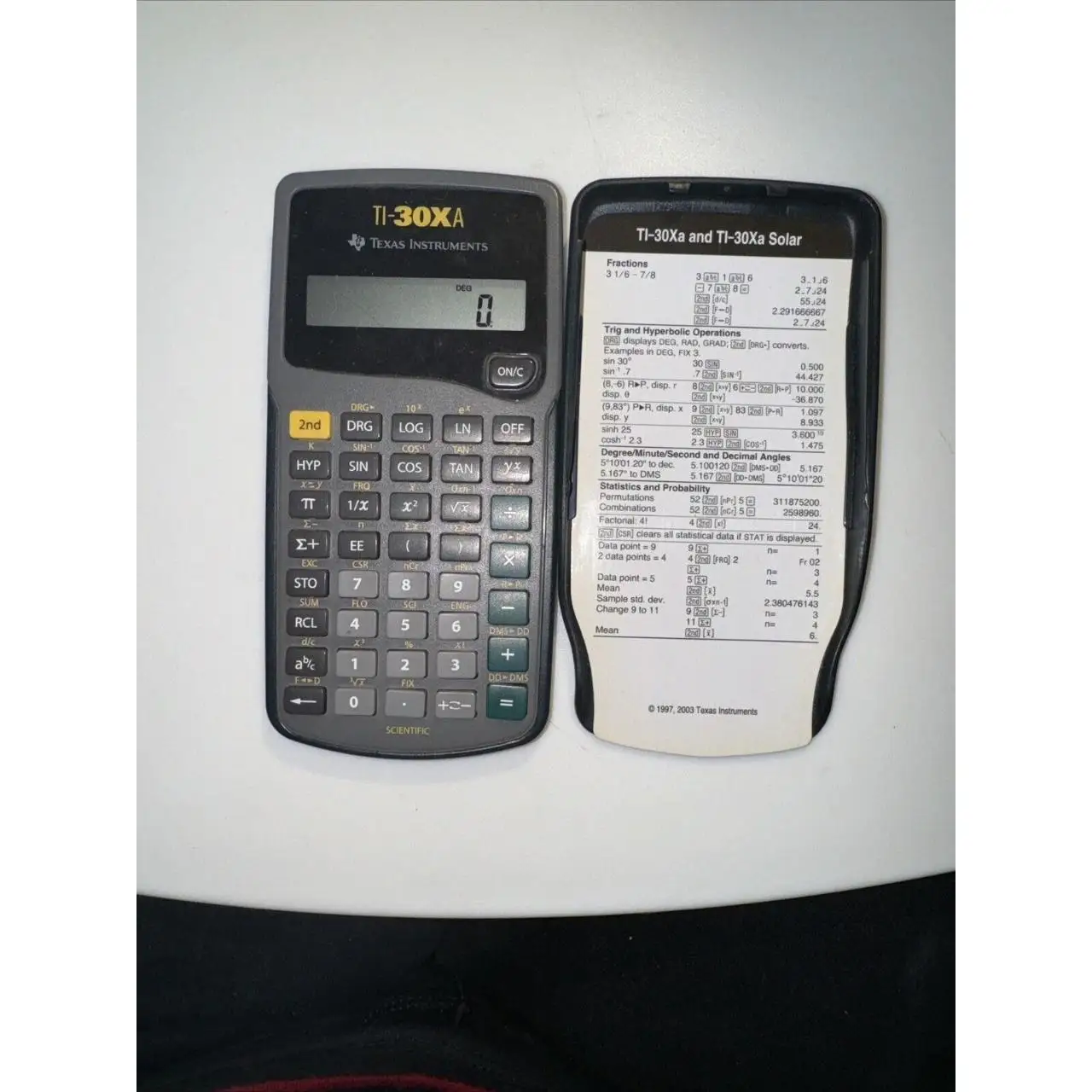 TI-30XIIS Scientific Calculator front view