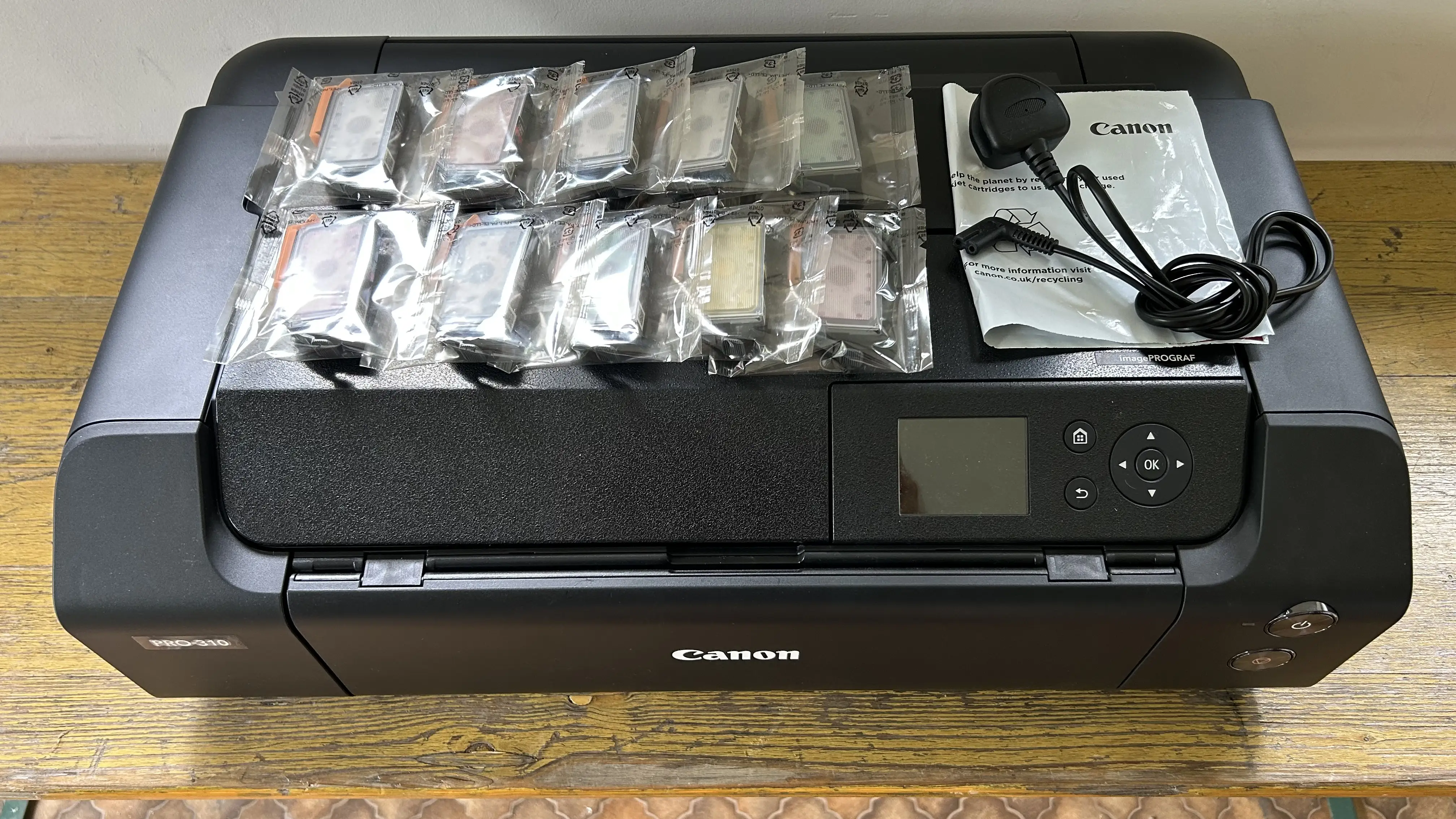Canon PIXMA PRO-10 ink pack price comparison chart