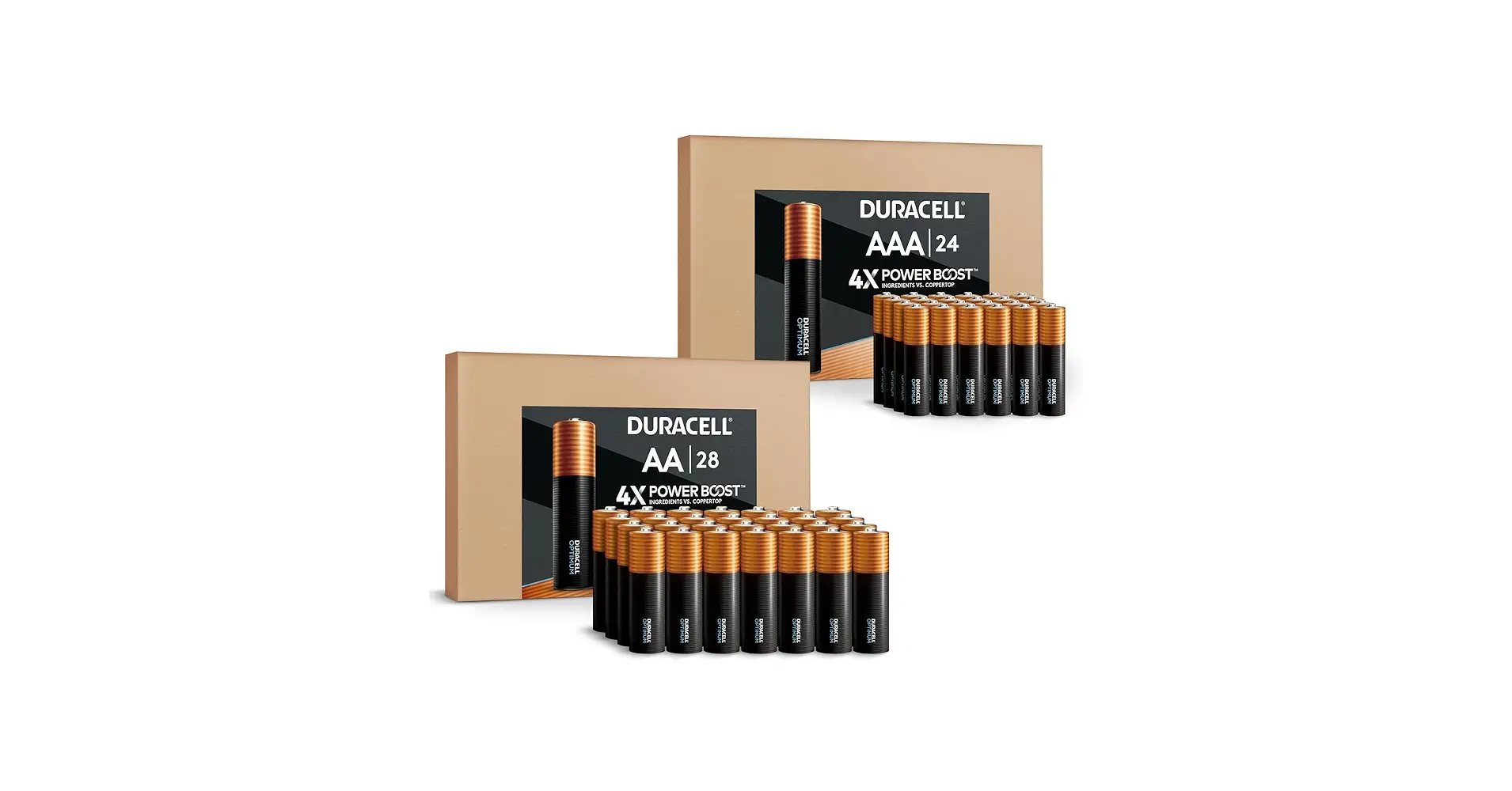 Duracell Coppertop AA Batteries in low-drain devices