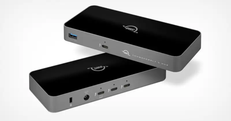 OWC Thunderbolt Hub ports and cable setup