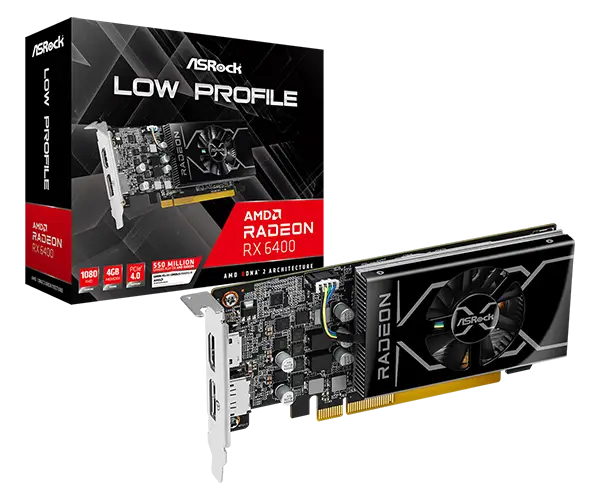 ASRock Radeon RX 6400 design and build quality