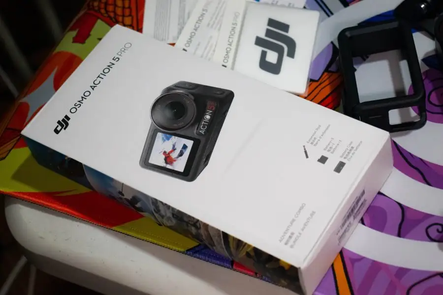 DJI Osmo Action 5 Pro used in sports action