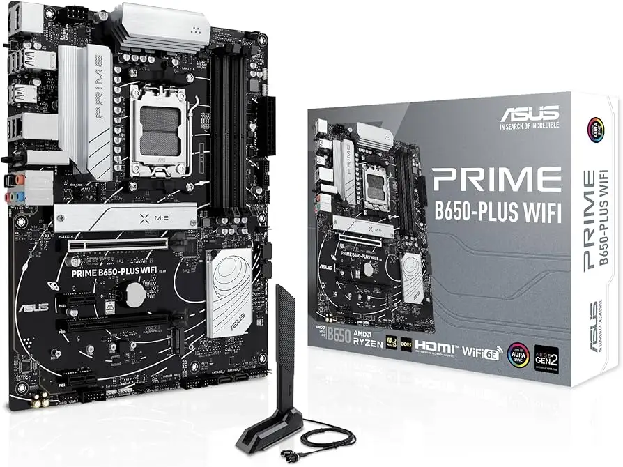 ASUS Prime B650-PLUS WiFi motherboard connectivity layout