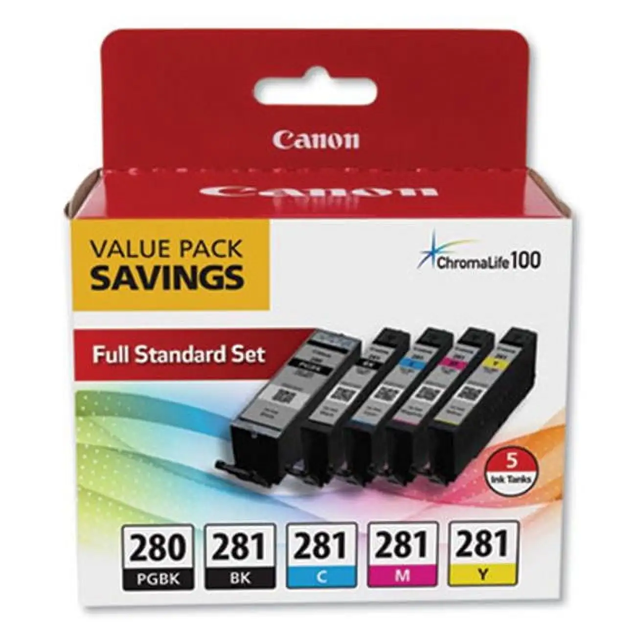 Canon PG-285 CL-286 ink cartridges retail packaging