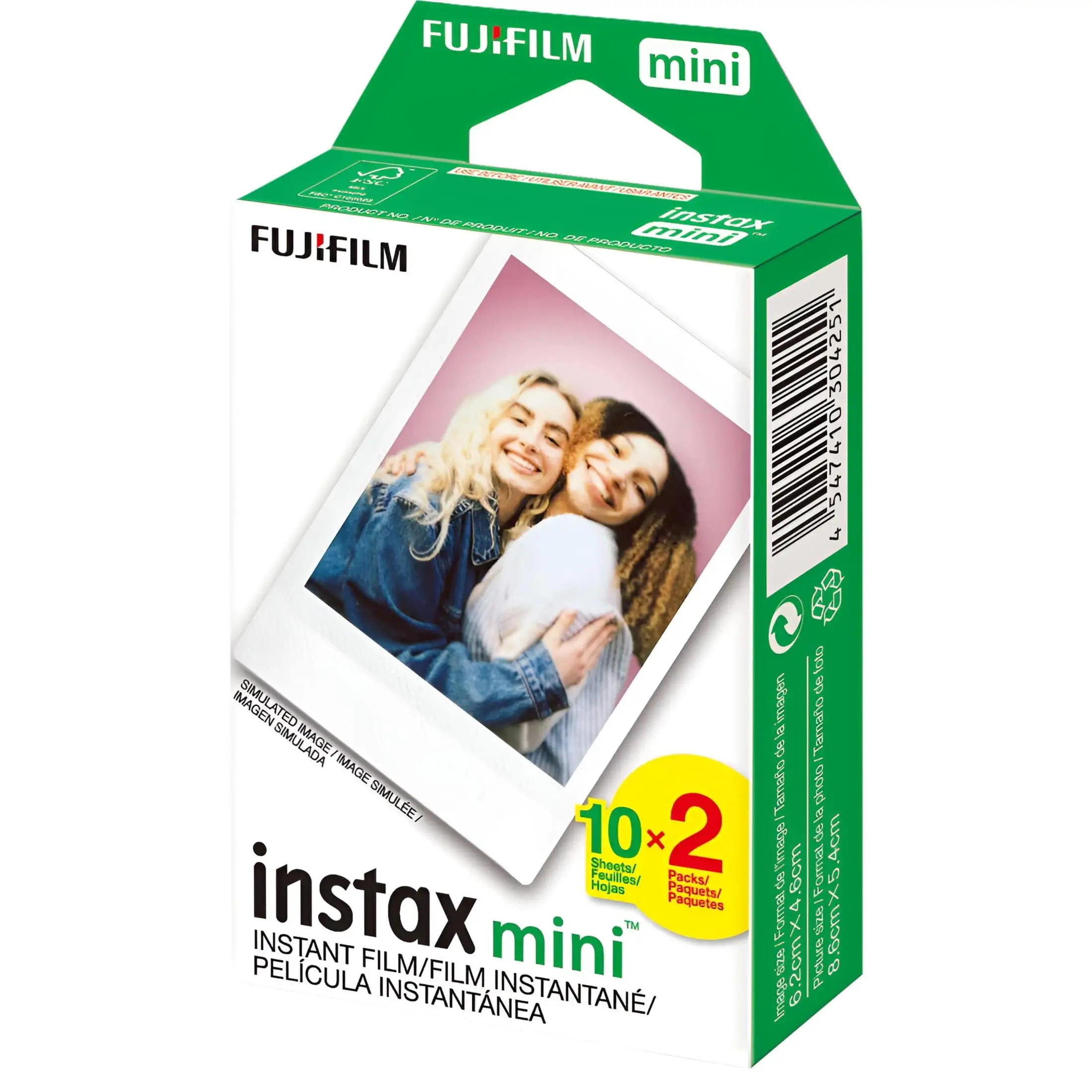 Fujifilm Instax Mini Instant Film cartridges and packaging