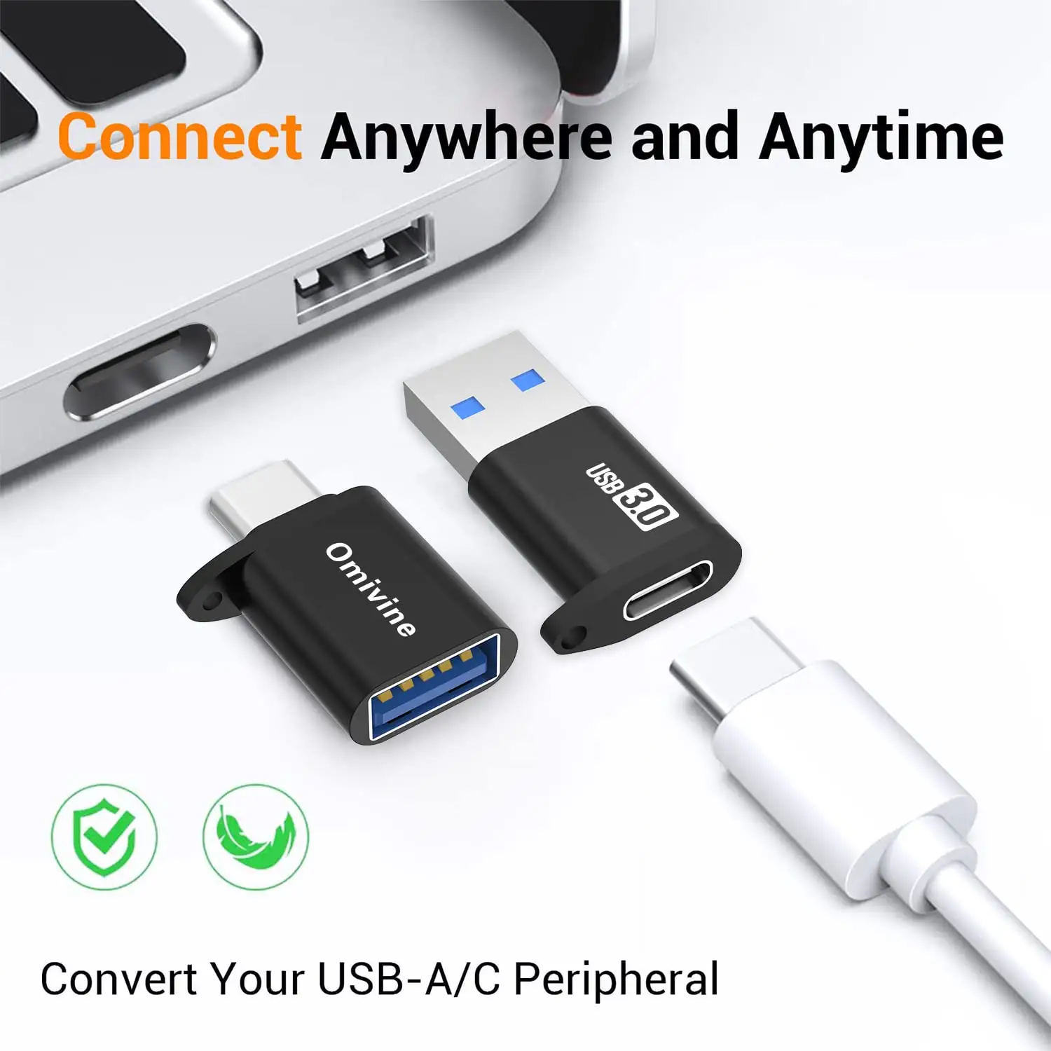 UGREEN USB C to USB Adapter packaging 3 pack