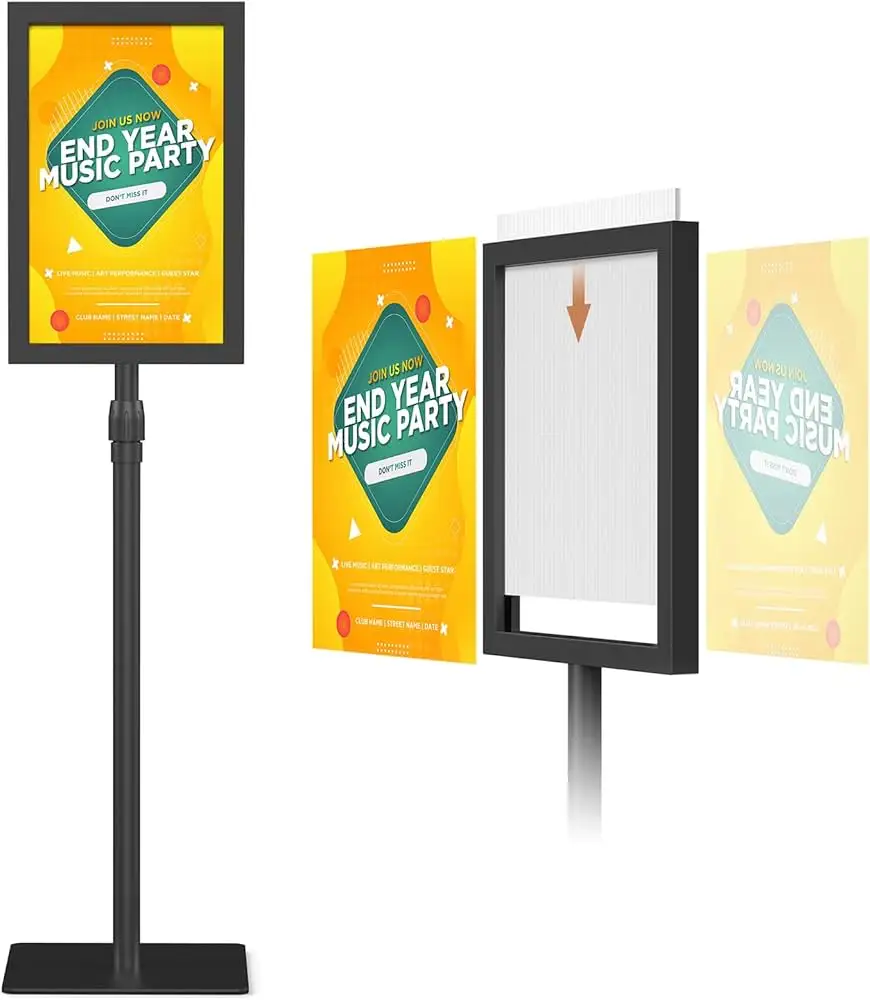 VEVOR Pedestal Sign Holder Review: Adjustable & Durable Verdict