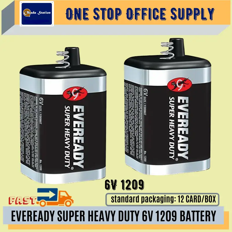 EVEREADY 6V Super Heavy Duty Battery trust and reliability notes