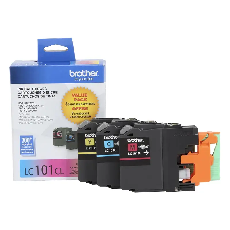 Brother LC101 Ink multi-pack retail pricing chart