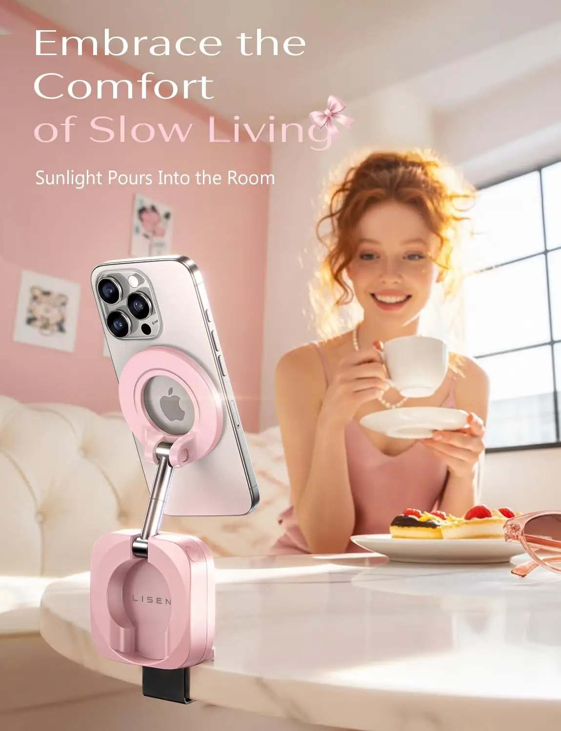 LISEN Airplane iPhone Holder product image with price details