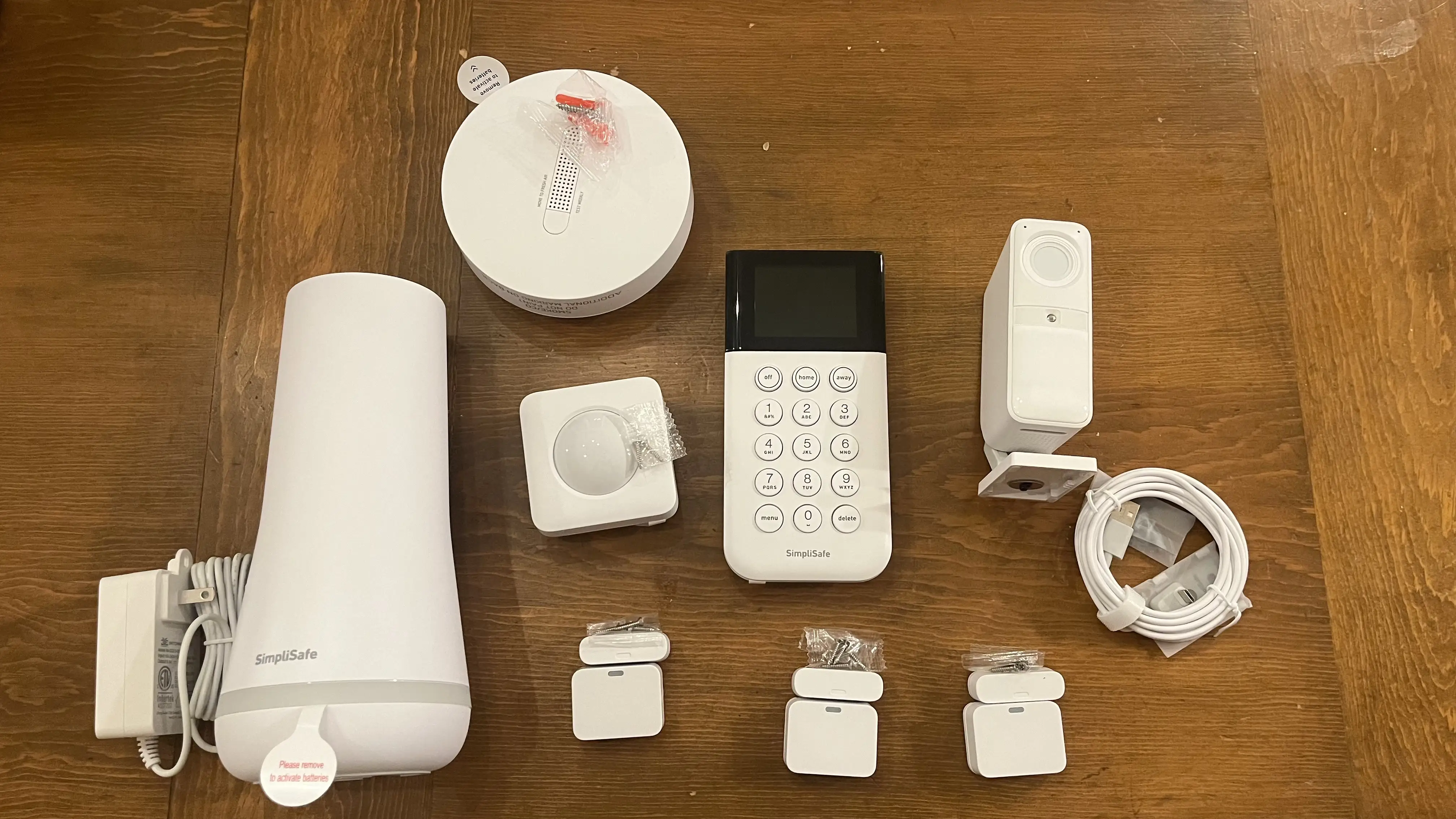 SimpliSafe Wireless Home Security System HD camera closeup