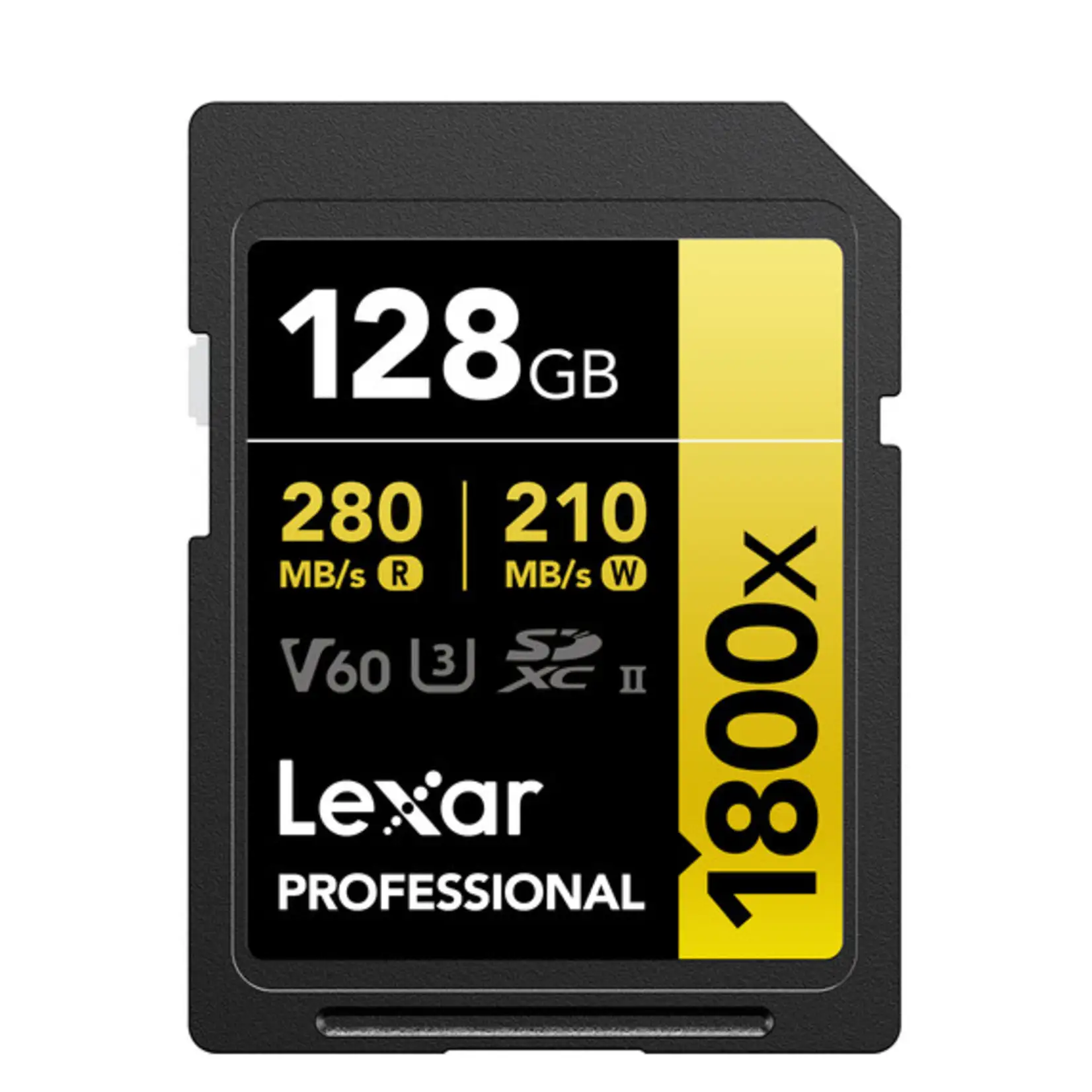 Lexar 1800X SDXC UHS-II Gold Series retail packaging