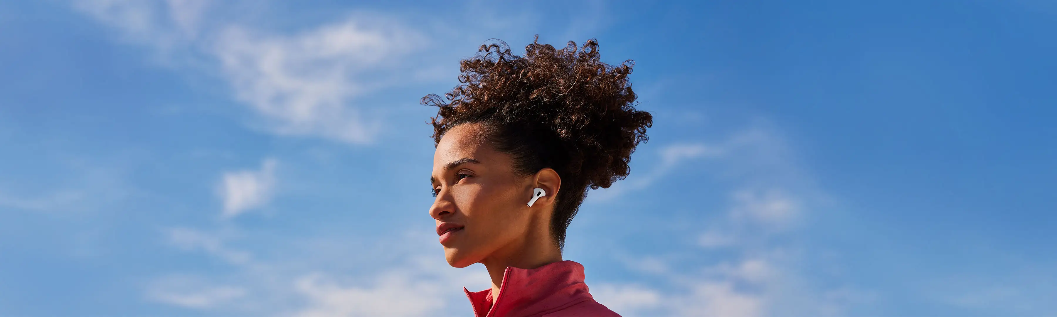 AirPods Pro 2 user wearing during workout