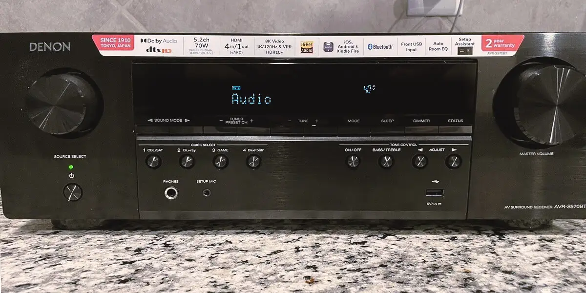 Denon AVR-S570BT Review: Budget 8K AVR Worth Buying?