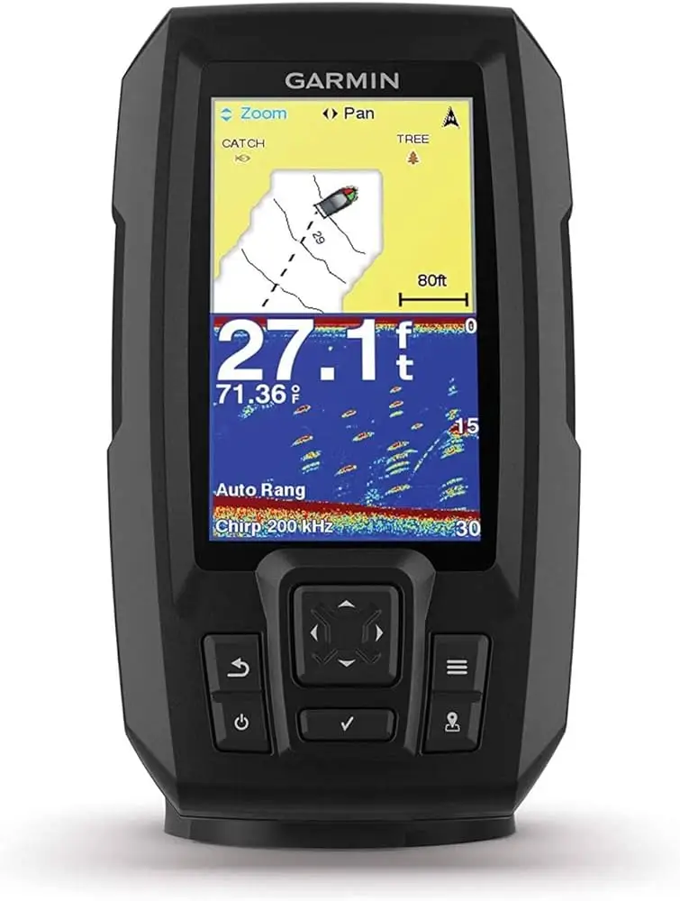 Garmin Striker Plus 4 fish finder product overview display