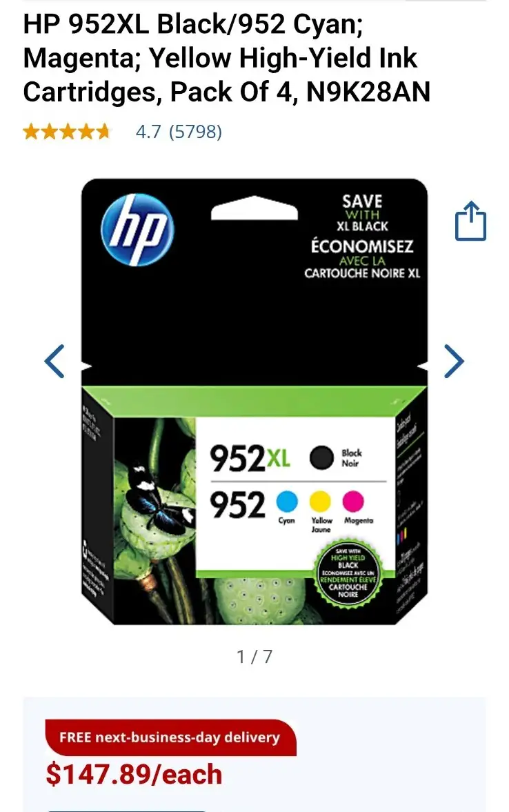 HP 952XL Black Ink Cartridge Review: Conditional Buy Verdict