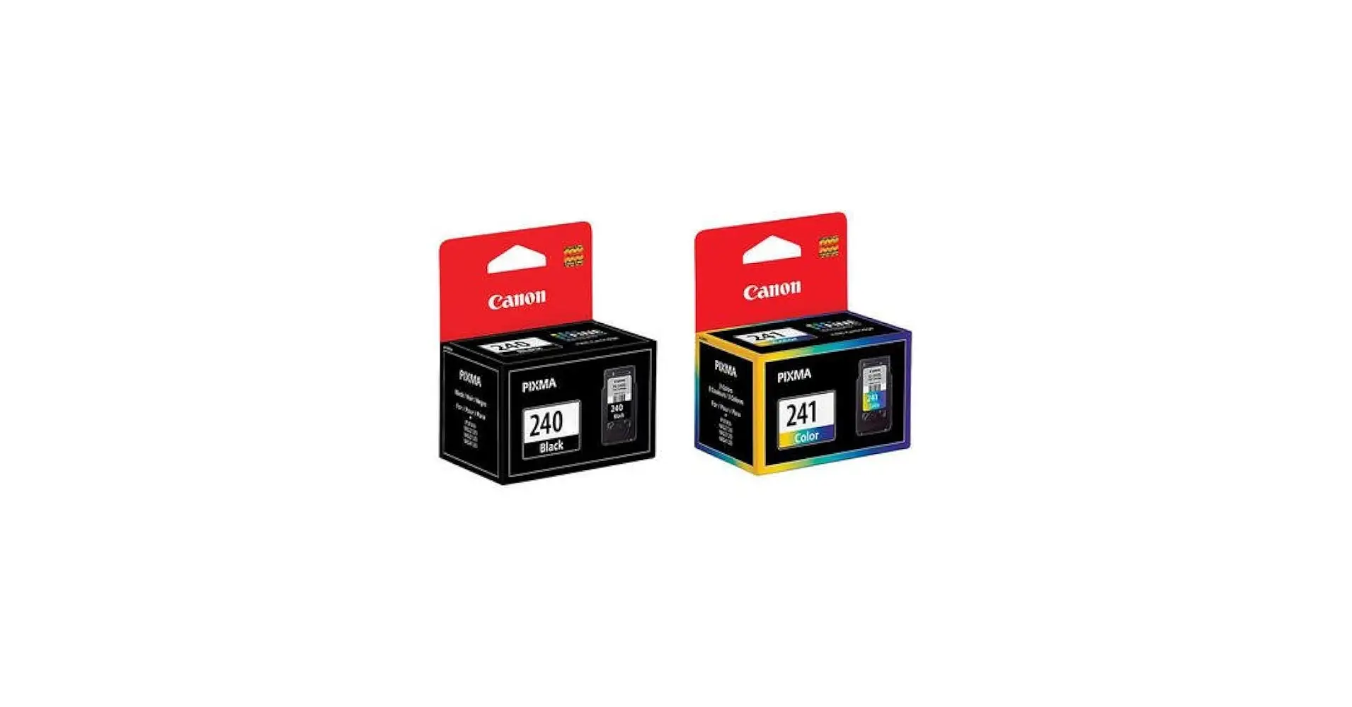 Canon PG-240XL CL-241 cartridges installation example
