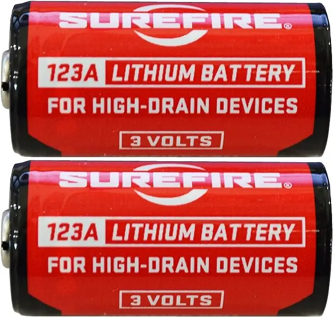SureFire SF2-CB 123A Batteries common complaints visual