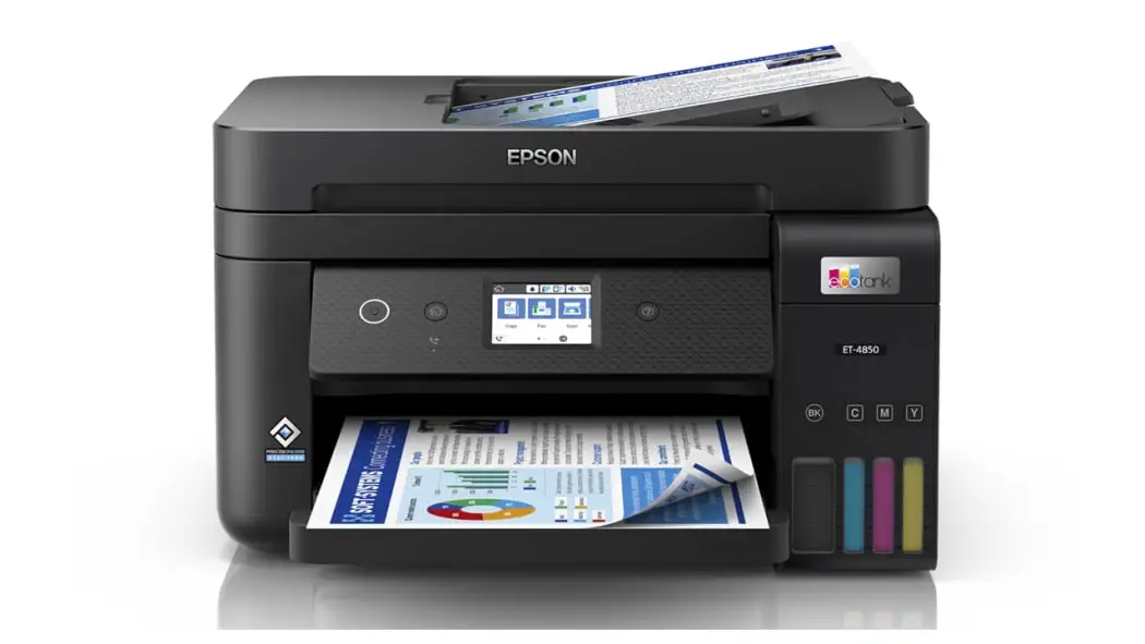 Epson EcoTank ET-4850 compact design side profile
