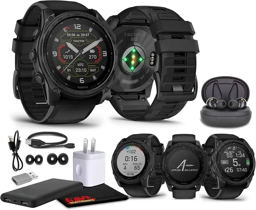 Garmin tactix 8 Review: Epic Battery, Pilots Beware