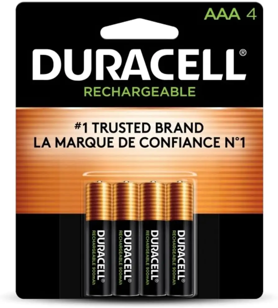 Duracell AA precharged rechargeable batteries pricing chart