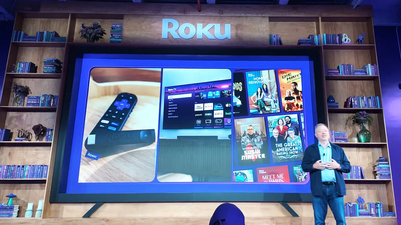 Roku Streaming Stick Plus 2025 voice remote and accessories