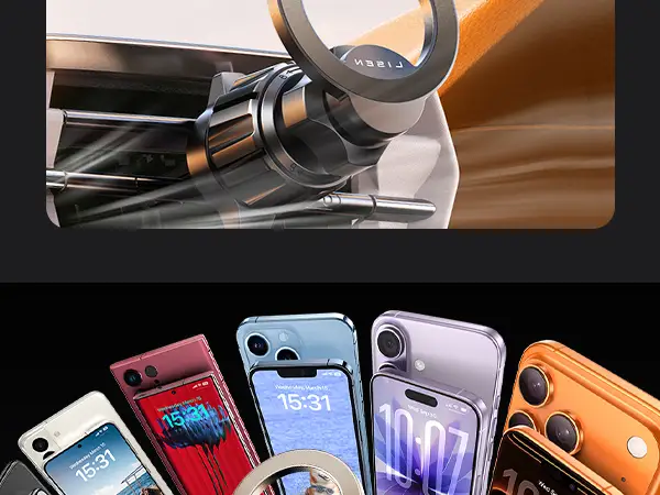 LISEN MagSafe Car Mount Review: Strong Grip, Mixed Charging