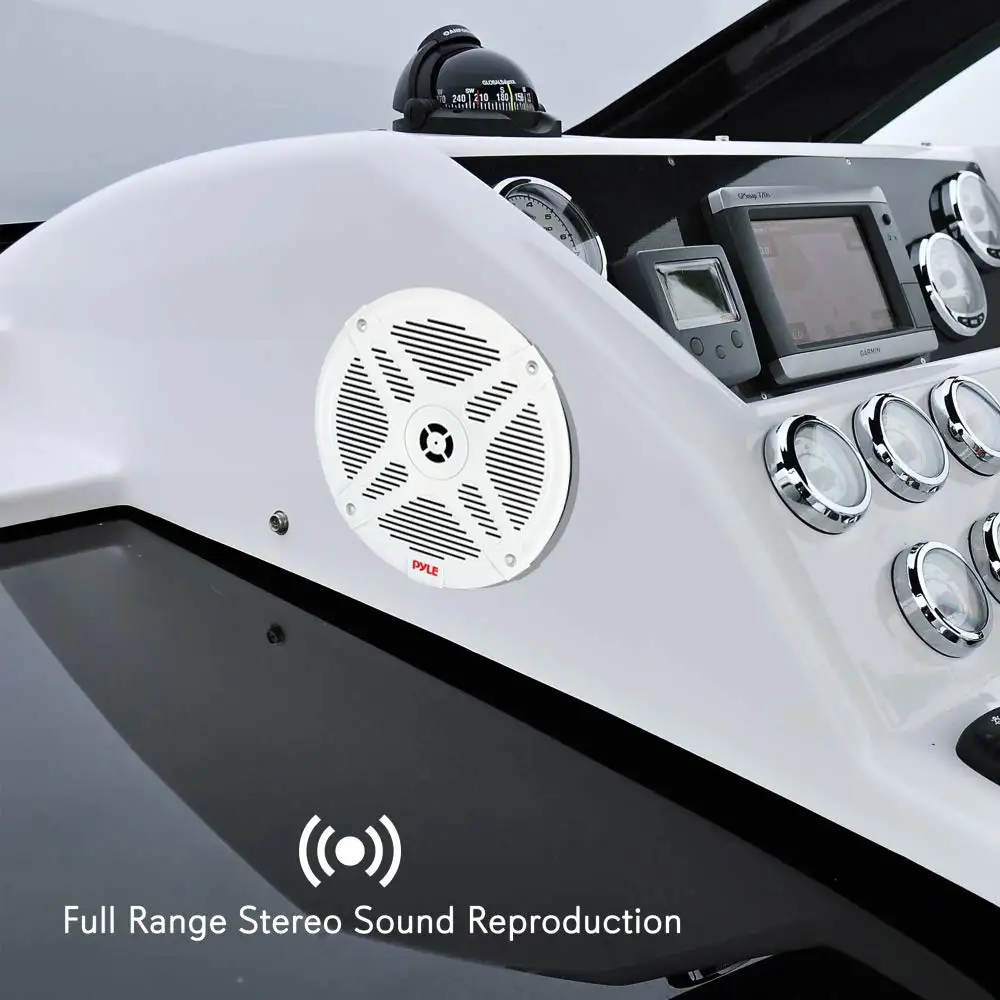 Pyle PDWR61BTWT wall mount waterproof speaker product photo