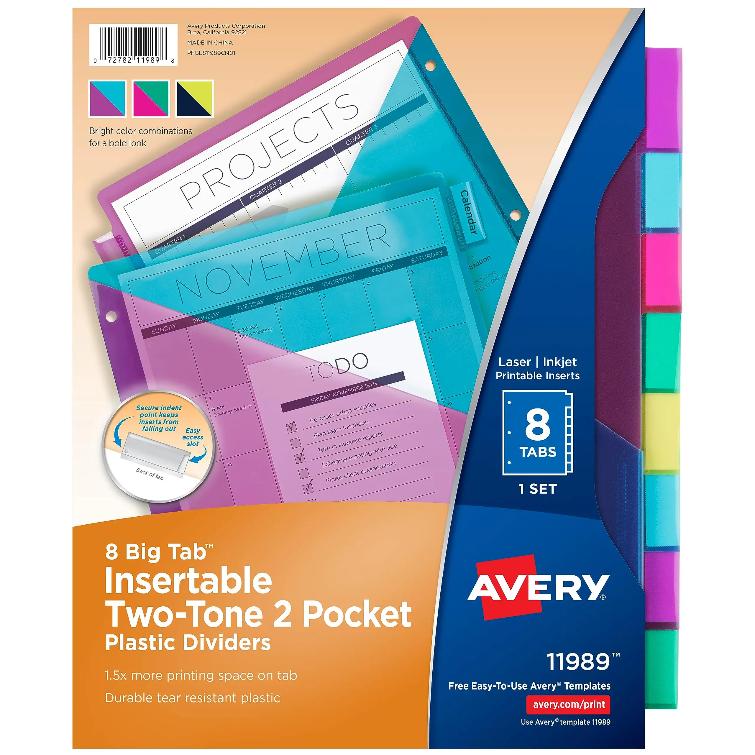 Avery 5 Tab Dividers price chart multi-pack options