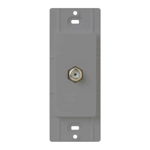 Leviton wall jack product variant brown midsize