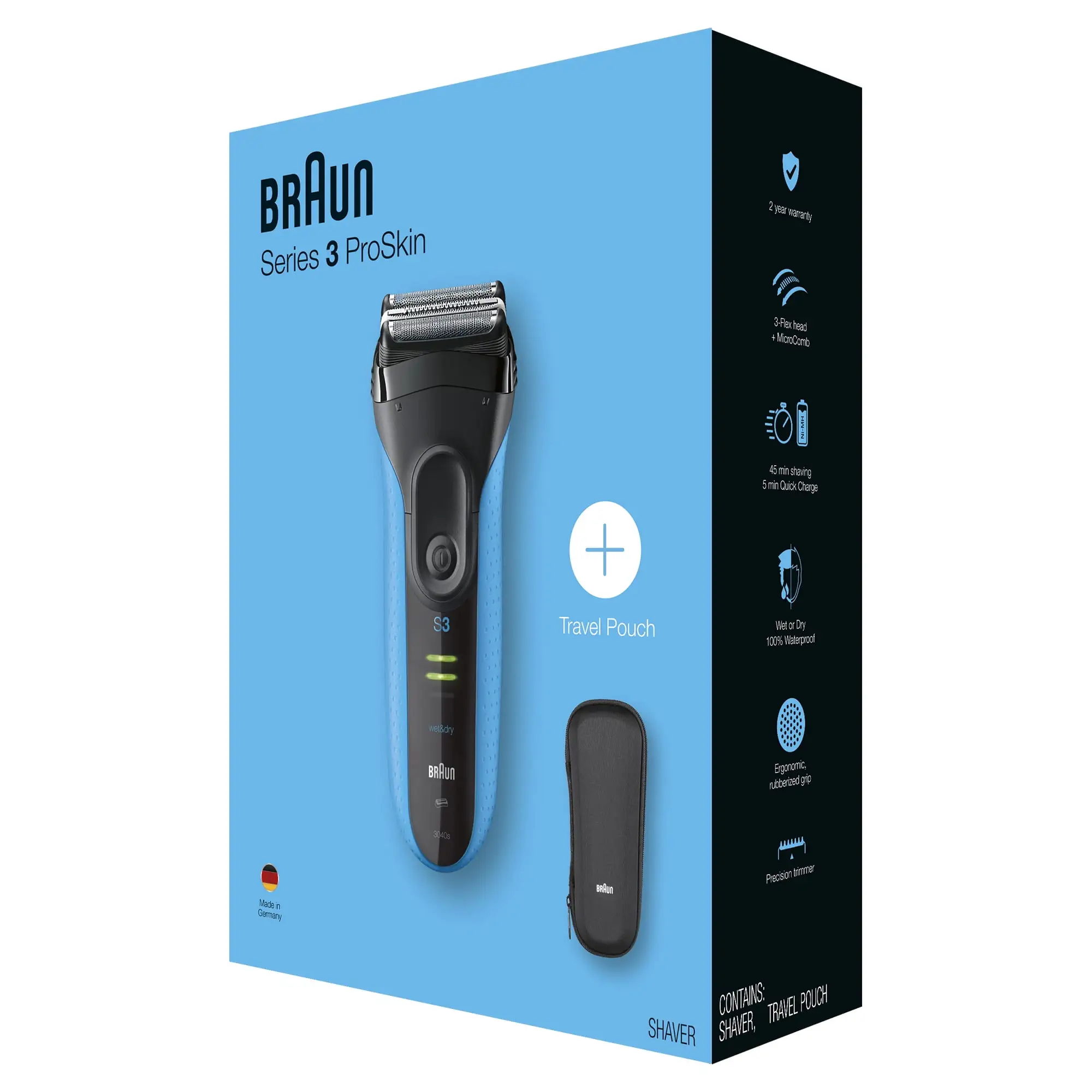 Braun Series 3 Razor product image with accessories