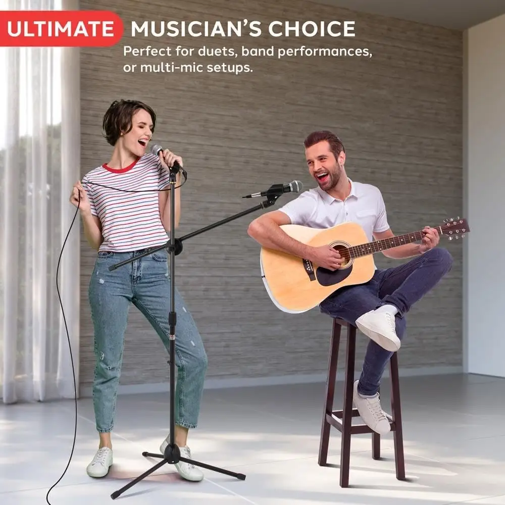 Pyle Universal Tripod Mic Stand setup in home studio