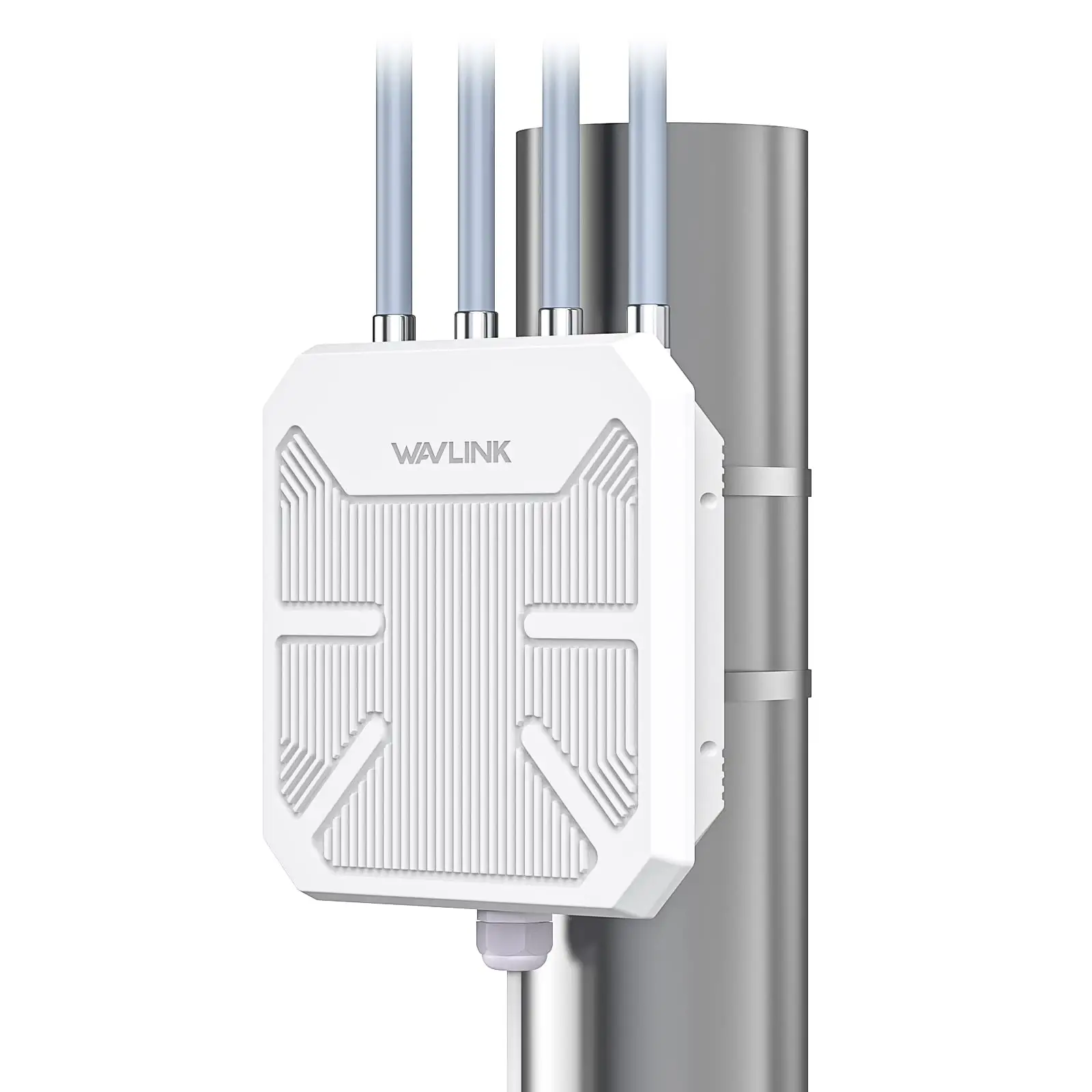 WAVLINK AX1800 Outdoor WiFi Extender installed outdoors