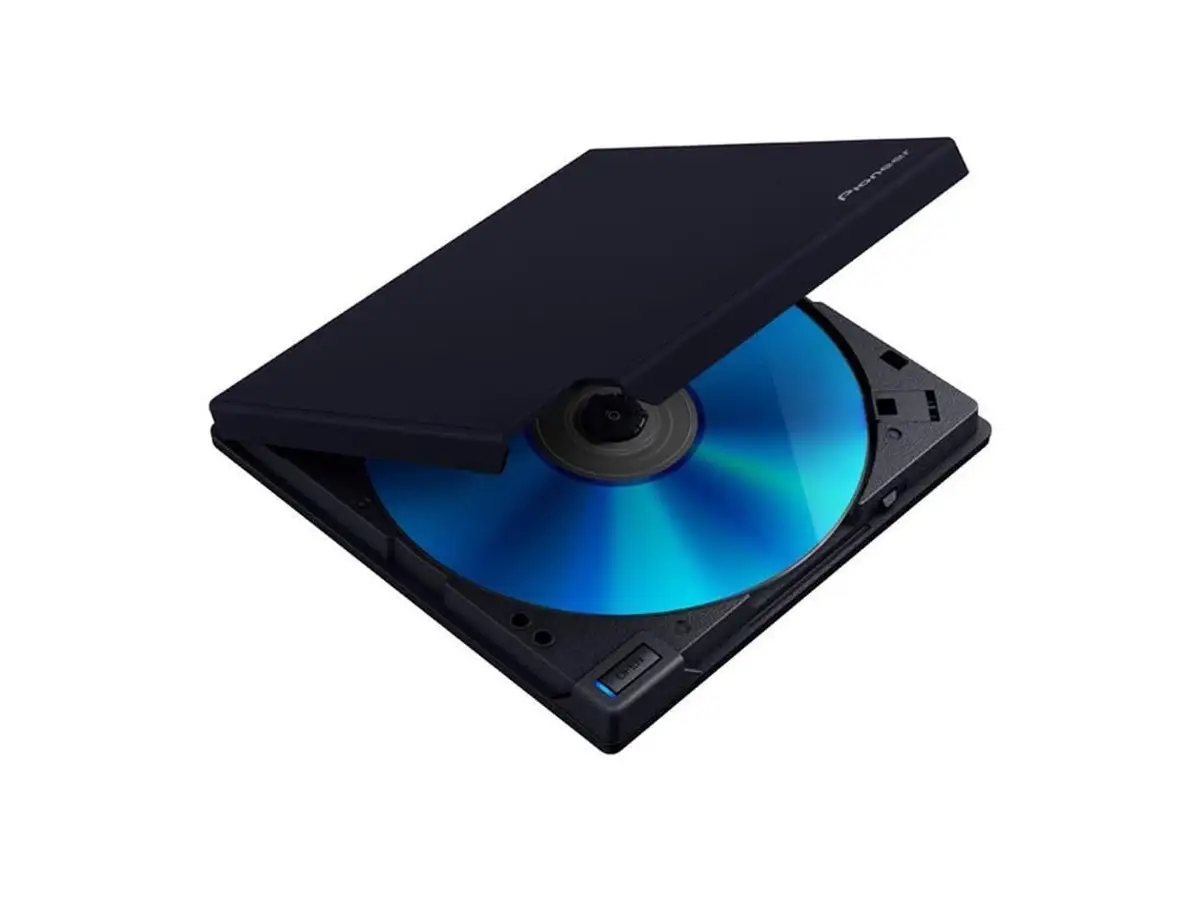 Pioneer BDR-XD08UMB-S slim portable BD DVD CD writer
