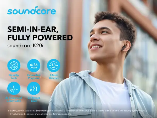 Soundcore K20i Earbuds Review: Comfort Wins, Bass Lags