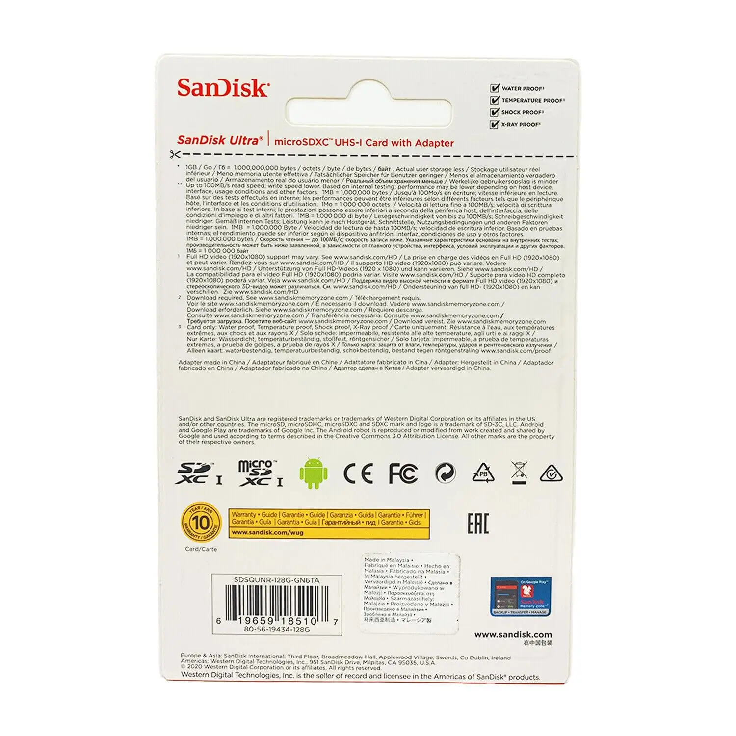 SanDisk 128GB microSD card for Fire tablets and Fire TV