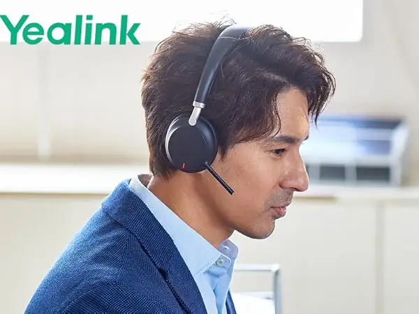 Yealink BH70 headset retail packaging and accessories