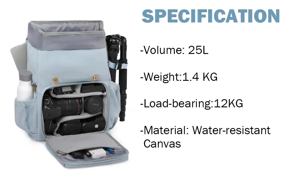 BAGSMART camera backpack price and value chart