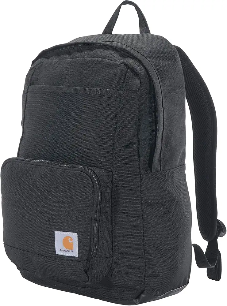 Carhartt 23L backpack highlighting Rain Defender and pricing variance