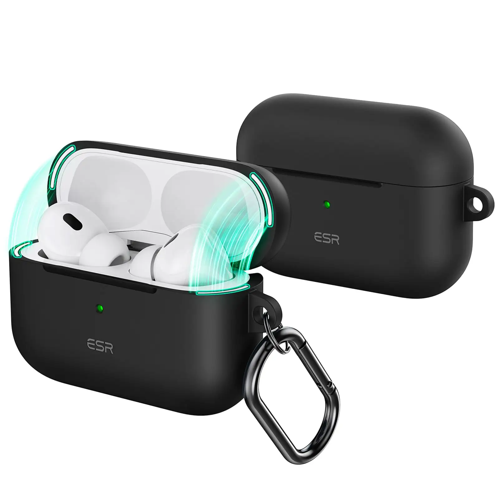 ESR Cloud Series AirPods Pro case showing magnetic lid