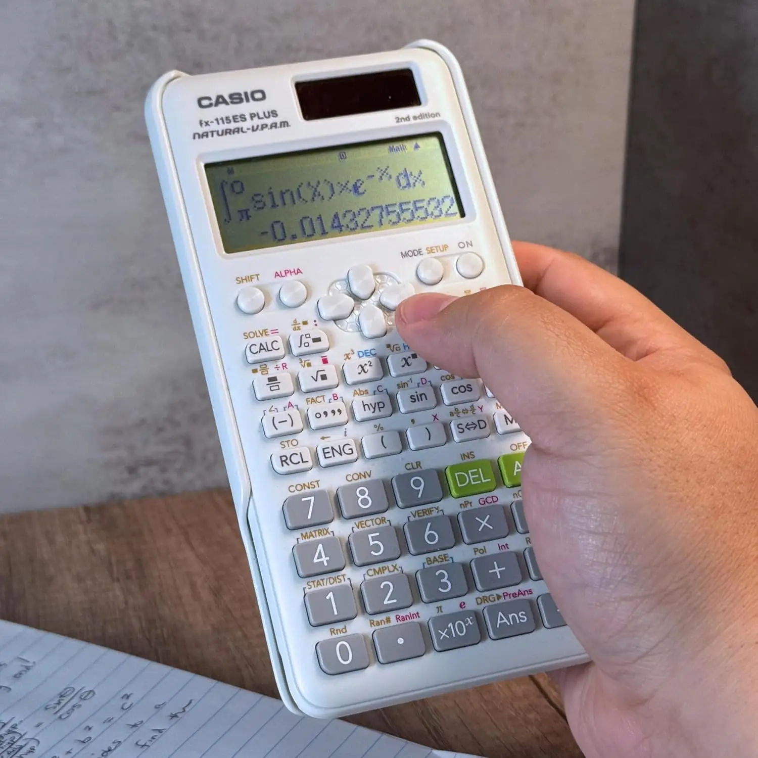 Casio fx-300ES Plus 2nd Edition scientific calculator front view