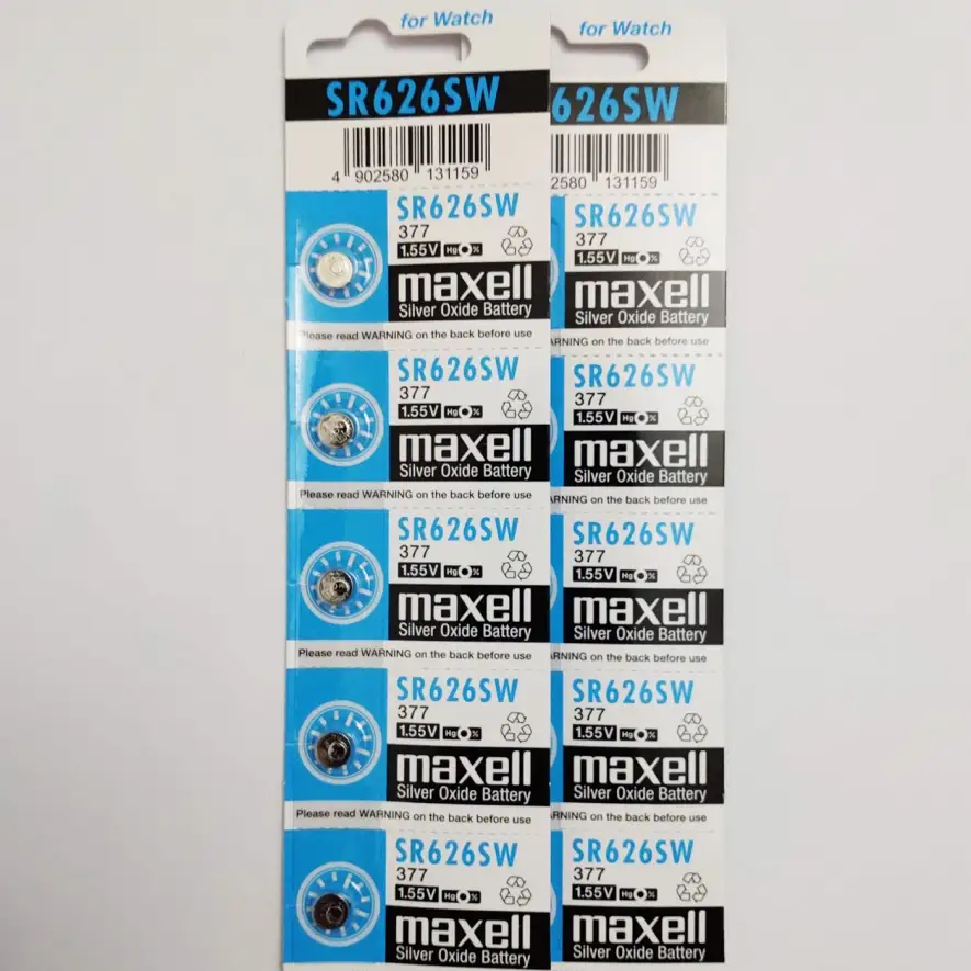 Maxell SR626SW silver oxide cells final verdict