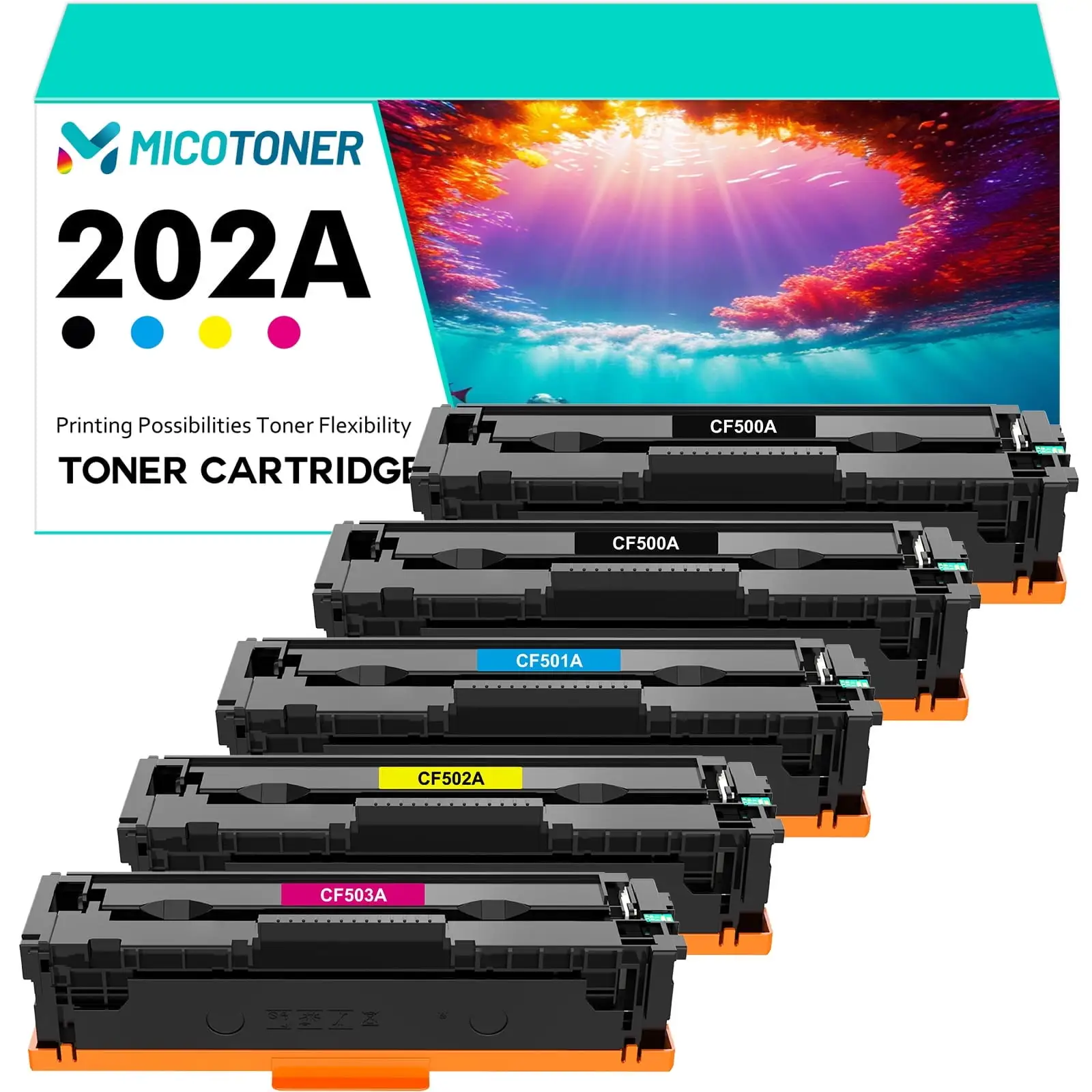 HP 202A Black Toner Cartridge packaging and pricing