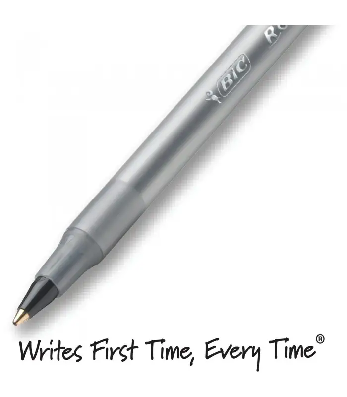 BIC Round Stic Xtra Life pen used in office setting
