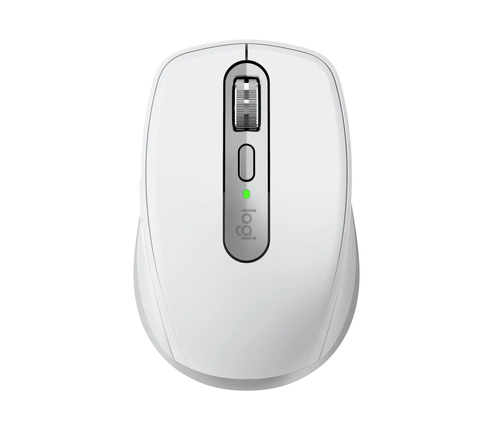 Logitech MX Anywhere 3S pale grey side view