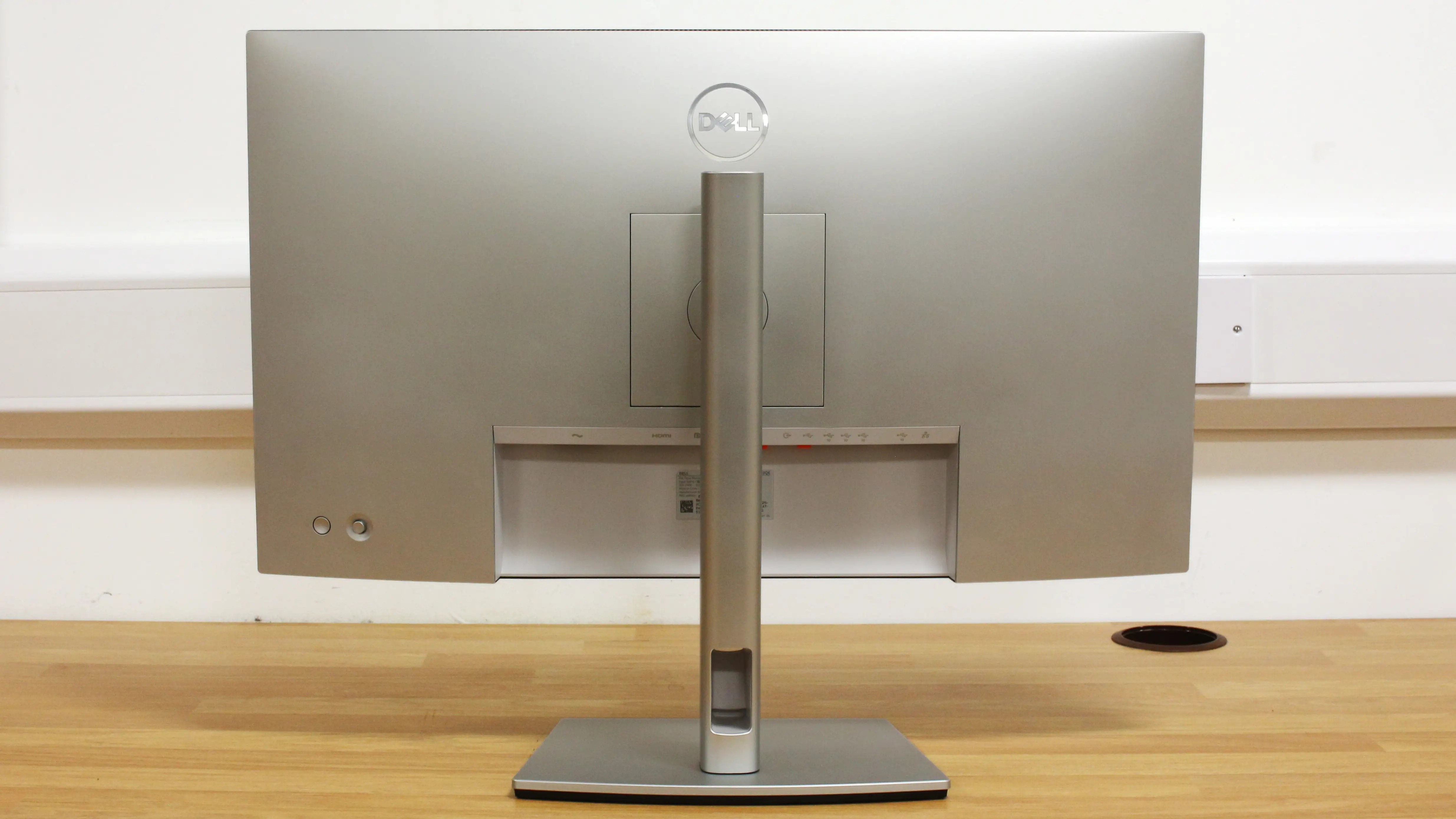 Dell U2723QE monitor front view with IPS Black panel