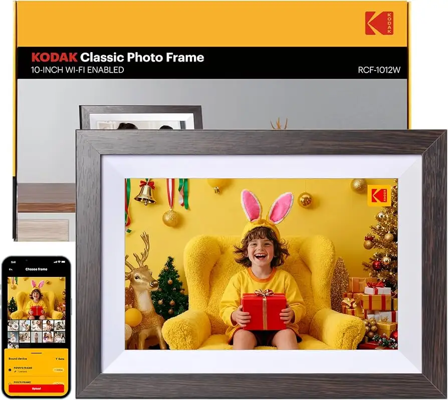 KODAK 10.1 Inch WiFi Digital Picture Frame in use