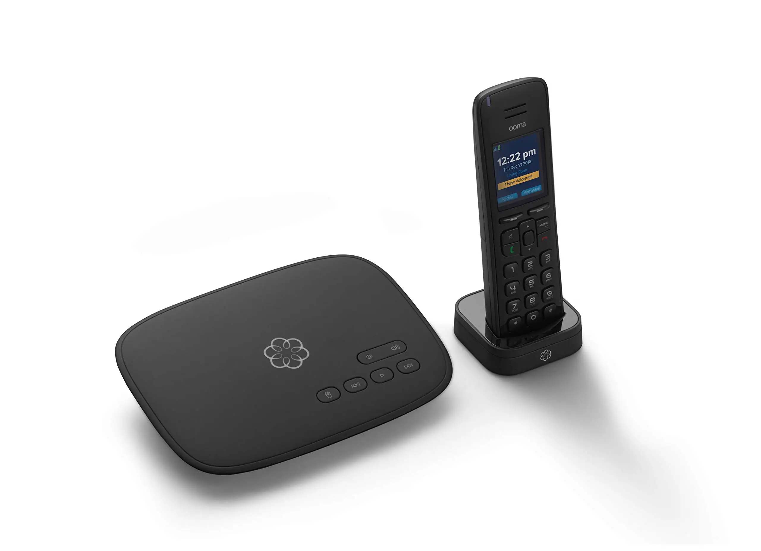 Ooma HD3 cordless phone retail packaging bundle