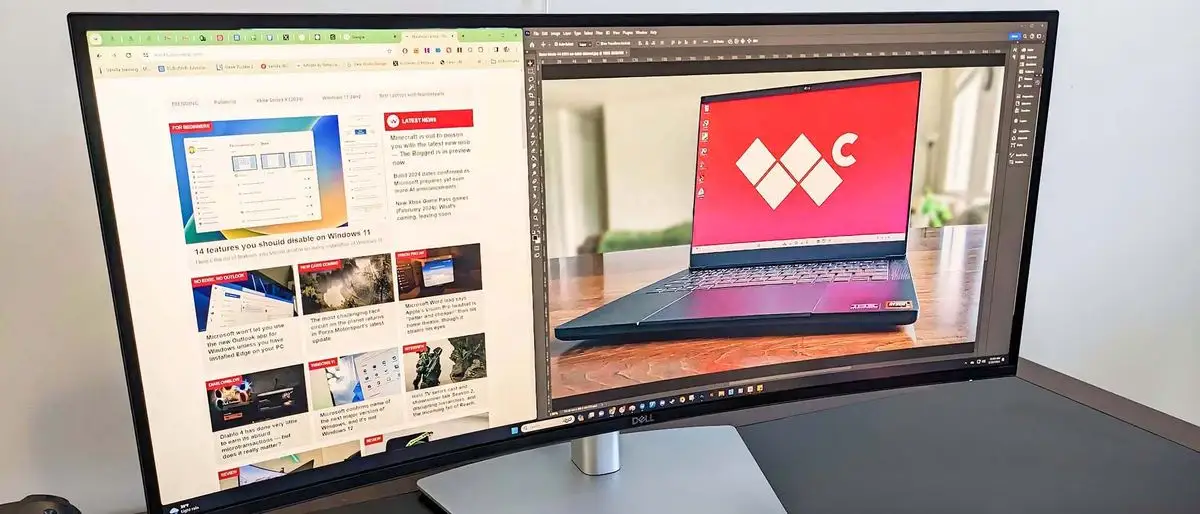 Dell UltraSharp U3425WE productivity setup with PBP and KVM