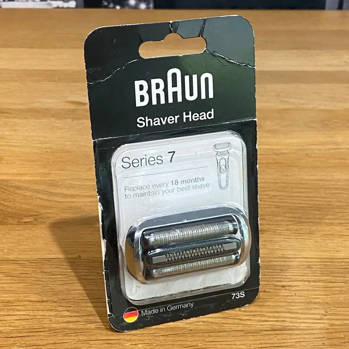 Braun Series 7 shaver head showing foil technology